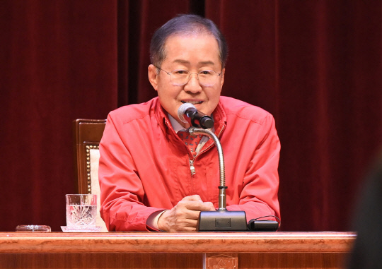 국민의힘 소속 홍준표 대구광역시장.